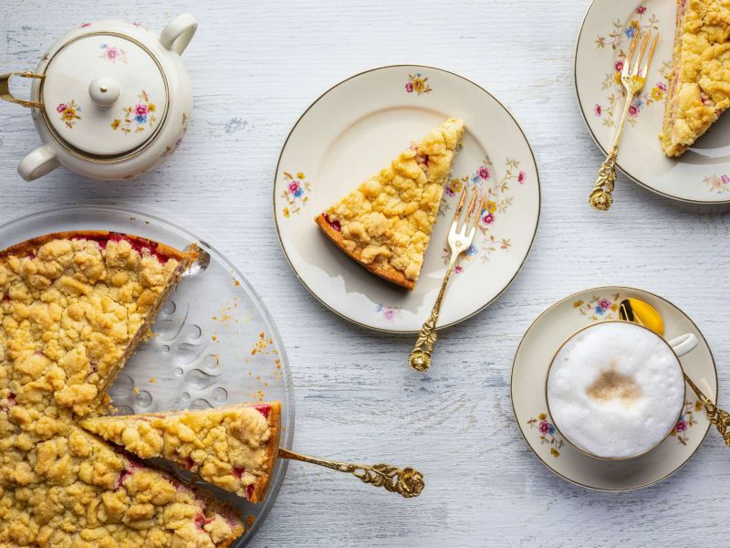 Kuchen auf einem Teller